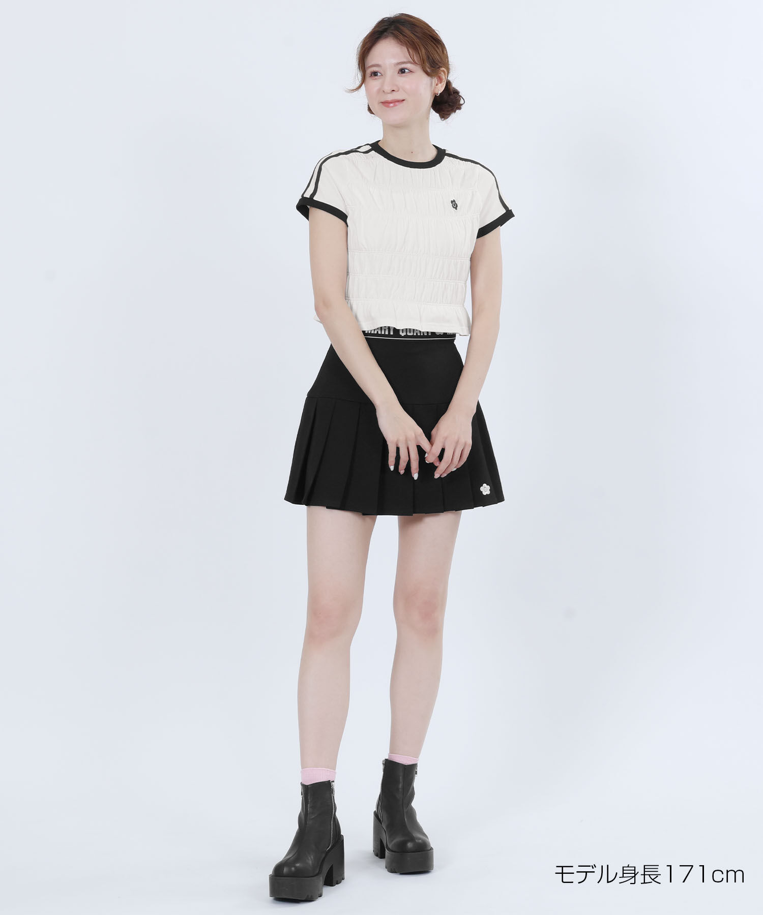 MARY QUANT「バイカラーシャーリング Tシャツ」|Tシャツ・カットソー|