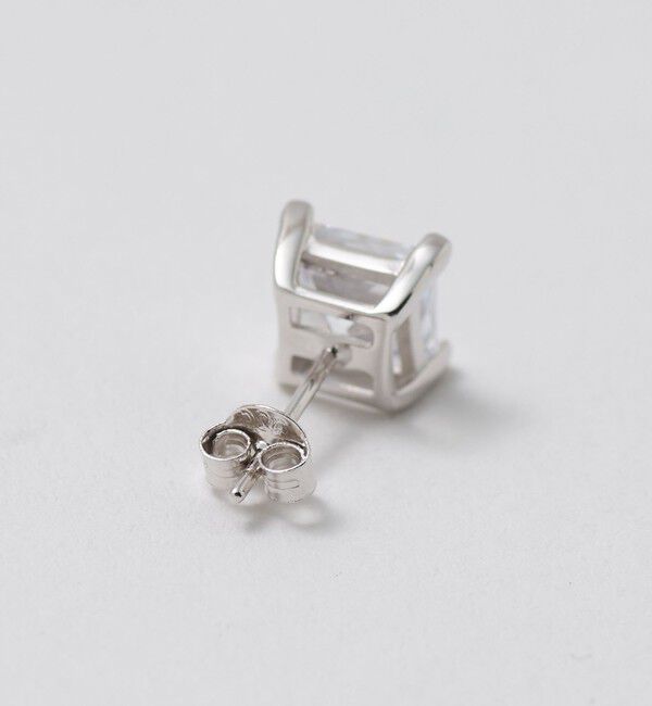 UNITED ARROWS「＜les bonbon＞PRINCESS スクエア ピアス」|ピアス|