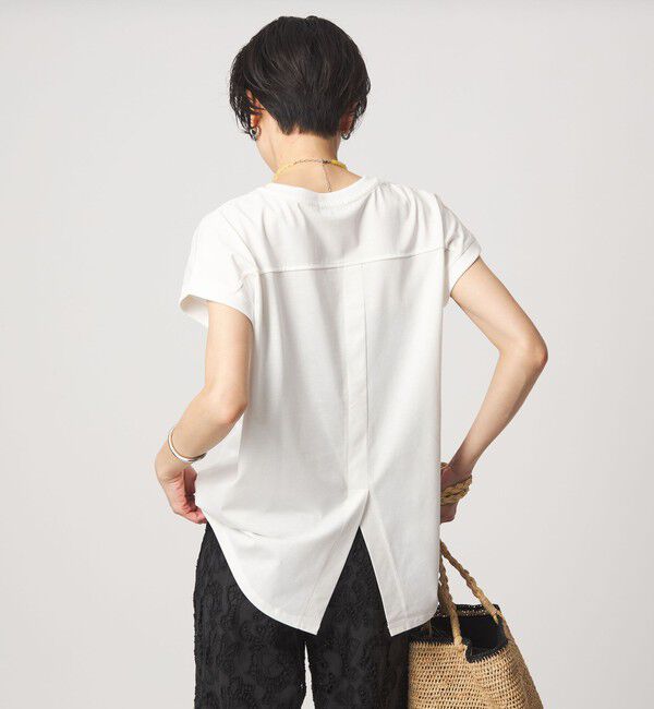 UNITED ARROWS green label relaxing「バックスリット   プルオーバー カットソー 制菌」|Tシャツ・カットソー|