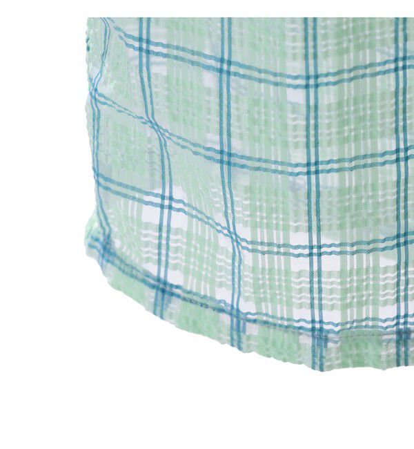 BEAMS PLUS「Open Collar Nylon Airy Plaid」|シャツ・ブラウス|