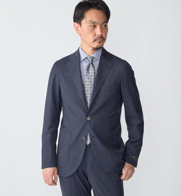 SHIPS「SHIPS: MADE IN JAPAN ロンドン ストライプ ワイドカラー シャツ」|シャツ・ブラウス|