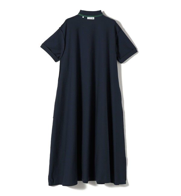 SHIPS for women「LACOSTE:〈洗濯機可能〉スキッパー ポロ マキシ ワンピース」|ワンピース|