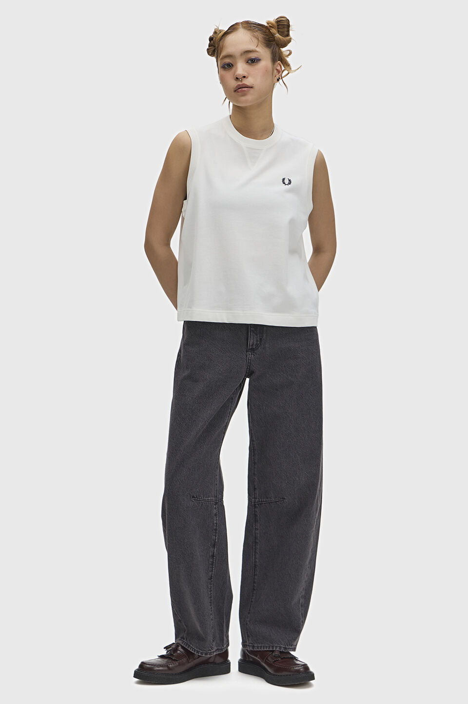 FRED PERRY 「Peached Jersey Tank／ジャージタンクトップ」|Tシャツ・カットソー|
