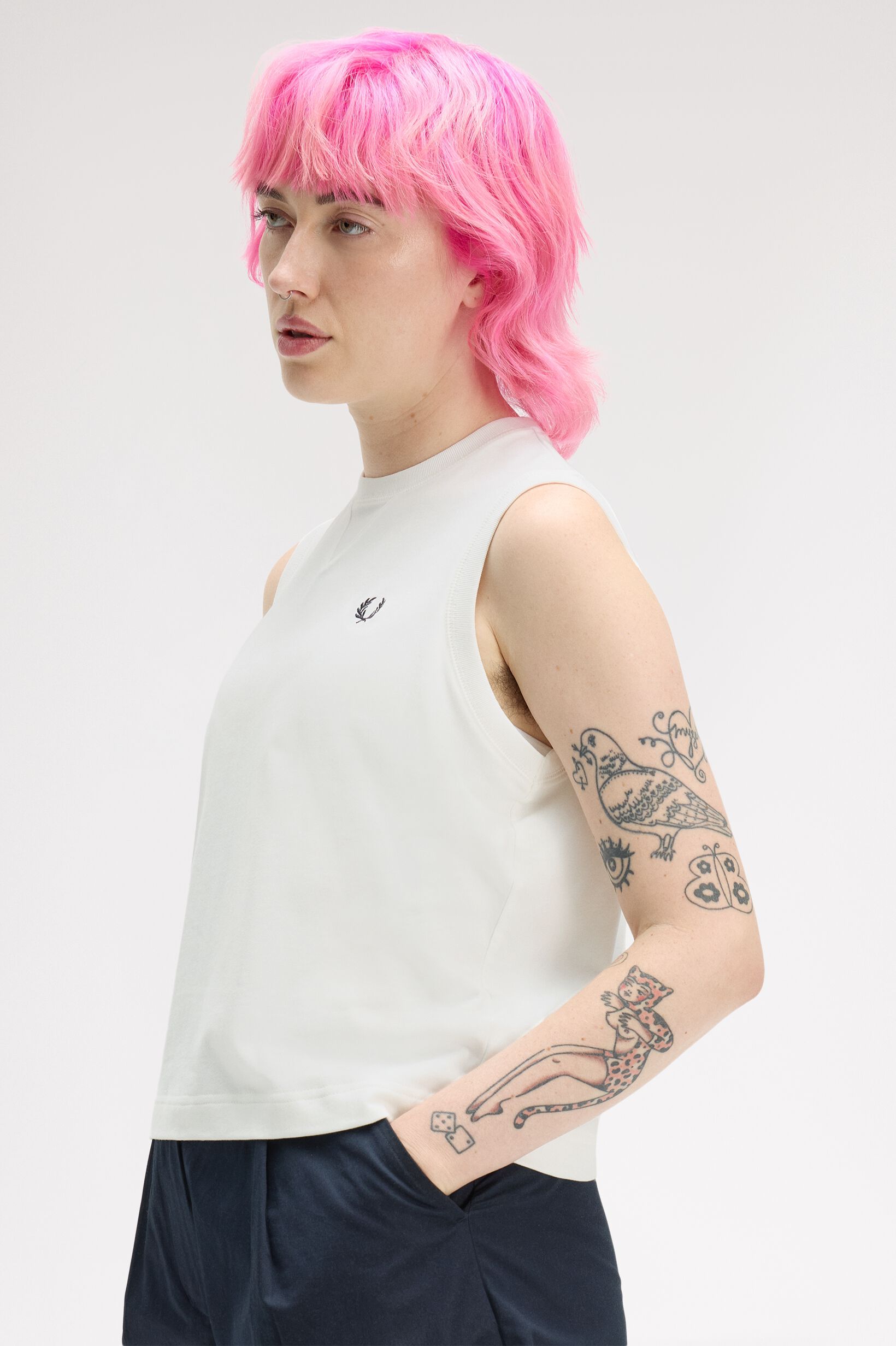 FRED PERRY 「Peached Jersey Tank／ジャージタンクトップ」|Tシャツ・カットソー|