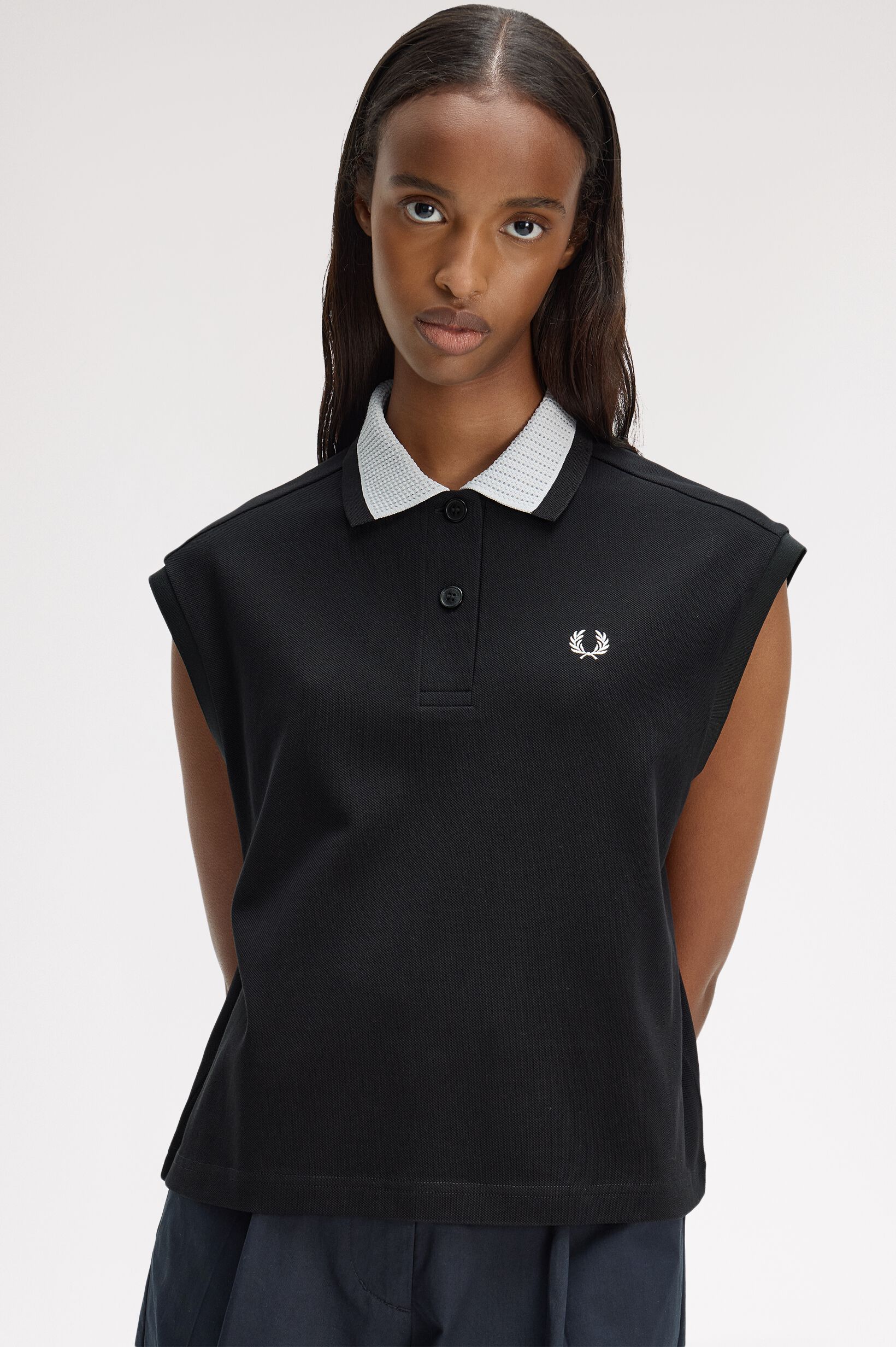 FRED PERRY 「Mesh Collar Polo Shirt／メッシュカラーポロシャツ」|ポロシャツ|