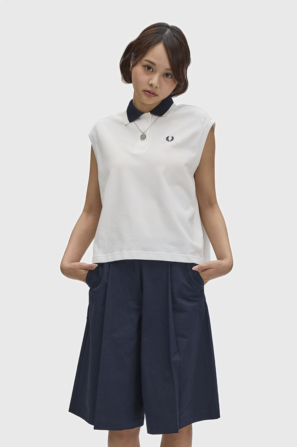 FRED PERRY 「Mesh Collar Polo Shirt／メッシュカラーポロシャツ」|ポロシャツ|
