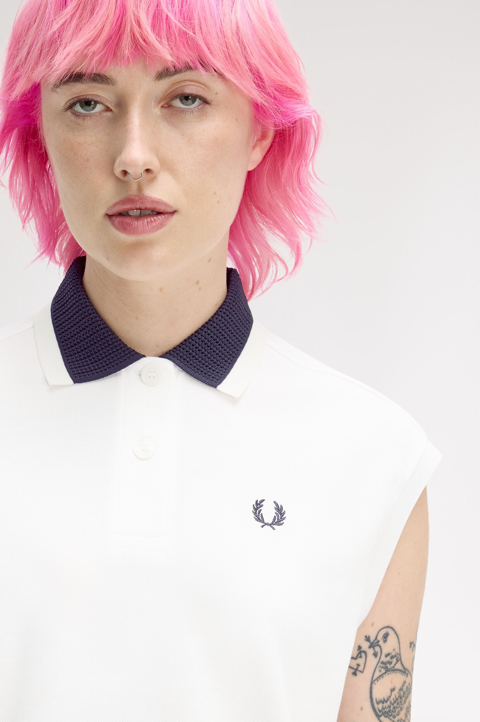 FRED PERRY 「Mesh Collar Polo Shirt／メッシュカラーポロシャツ」|ポロシャツ|