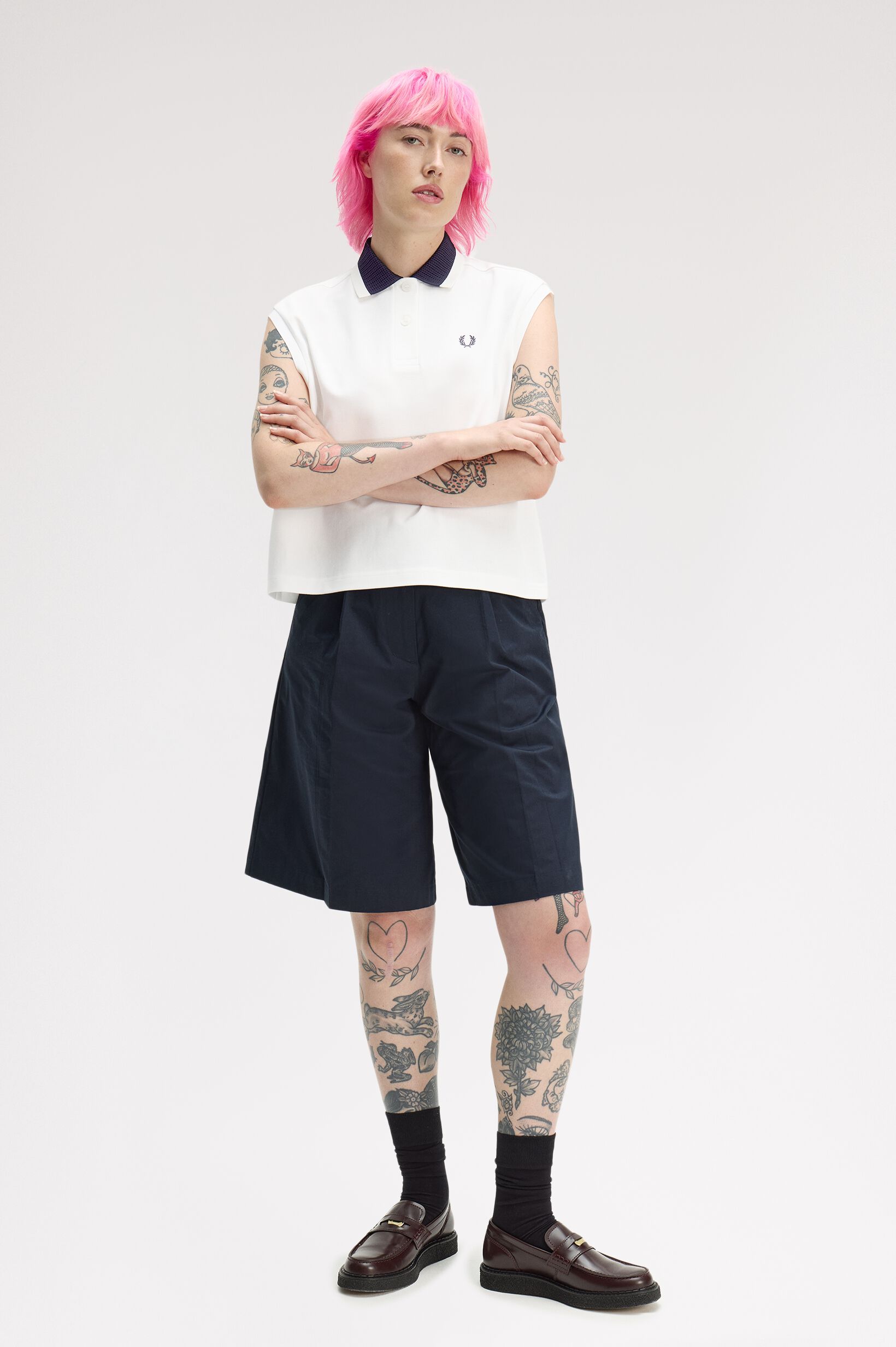 FRED PERRY 「Mesh Collar Polo Shirt／メッシュカラーポロシャツ」|ポロシャツ|