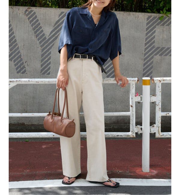 OUTDOOR PRODUCTS Usual Things「≪予約≫追加 キュプラオープンカラーハーフスリーブポケットシャツ セットアップ対応」|シャツ・ブラウス|