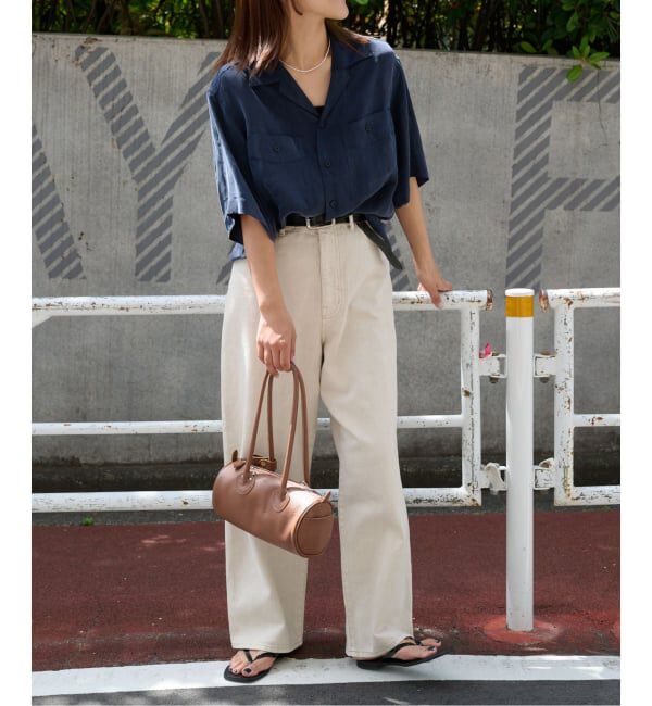 OUTDOOR PRODUCTS Usual Things「≪予約≫追加 キュプラオープンカラーハーフスリーブポケットシャツ セットアップ対応」|シャツ・ブラウス|