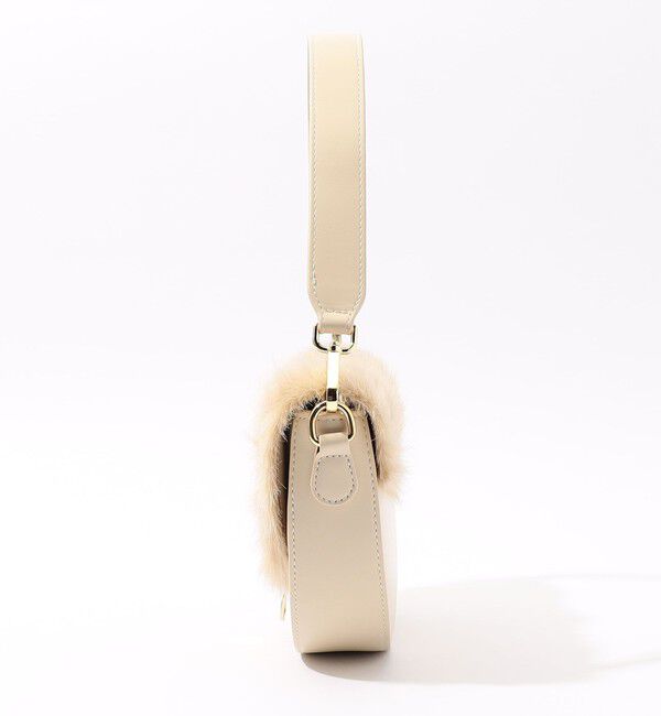 TOMORROWLAND GOODS「TOMORROWLAND フラップ フェイクファーバッグ」|ショルダー・メッセンジャー|