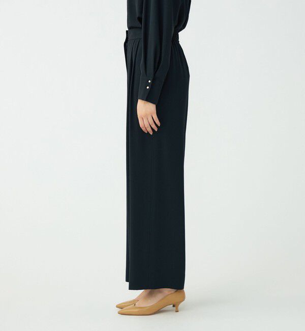 Ballsey「サンディジョーゼット タックワイドパンツ」|その他|