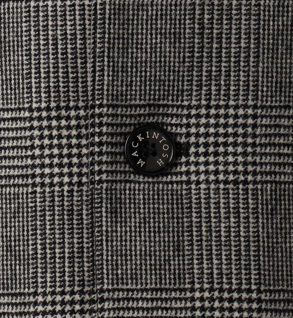 TOMORROWLAND BUYING WEAR「MACKINTOSH HUMBIE ウールグレンチェック ステンカラーコート」|ステンカラーコート|