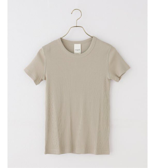IENA「Raspail/ラスパイユ RIB CREWNECK P.O プルオーバー  RB-285」|Tシャツ・カットソー|グリーン B
