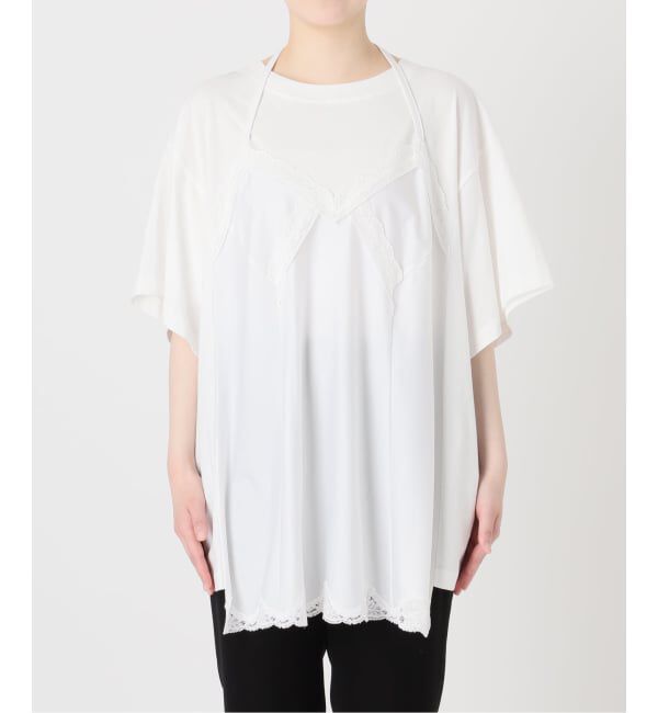 VERMEIL par iena「INSCRIRE アンスクリア Hybrid Lingerie Tシャツ I26SS-CUT17」|Tシャツ・カットソー|