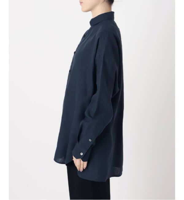 VERMEIL par iena「TICCA ティッカ 別注リネンスクエアビッグシャツ TBFS-543」|シャツ・ブラウス|