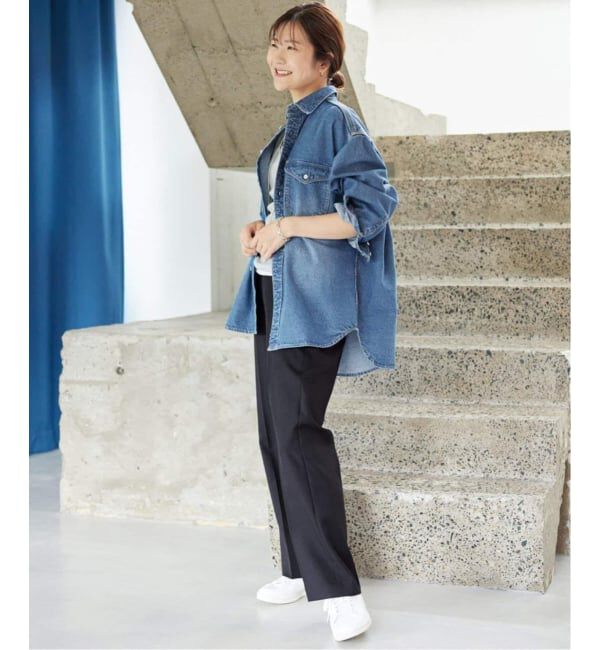SLOBE IENA「《WEB限定/追加予約》LE DENIM BDUデニムシャツ」|シャツ・ブラウス|