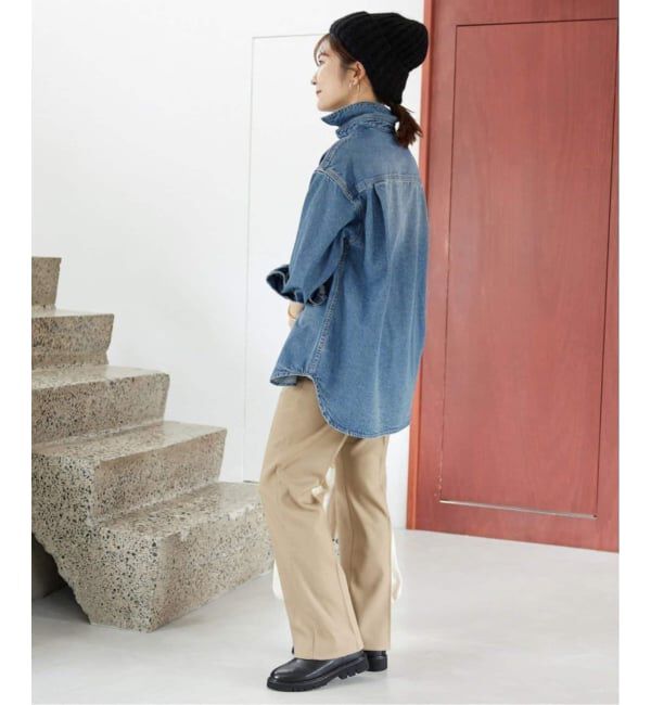 SLOBE IENA「《WEB限定/追加予約》LE DENIM BDUデニムシャツ」|シャツ・ブラウス|