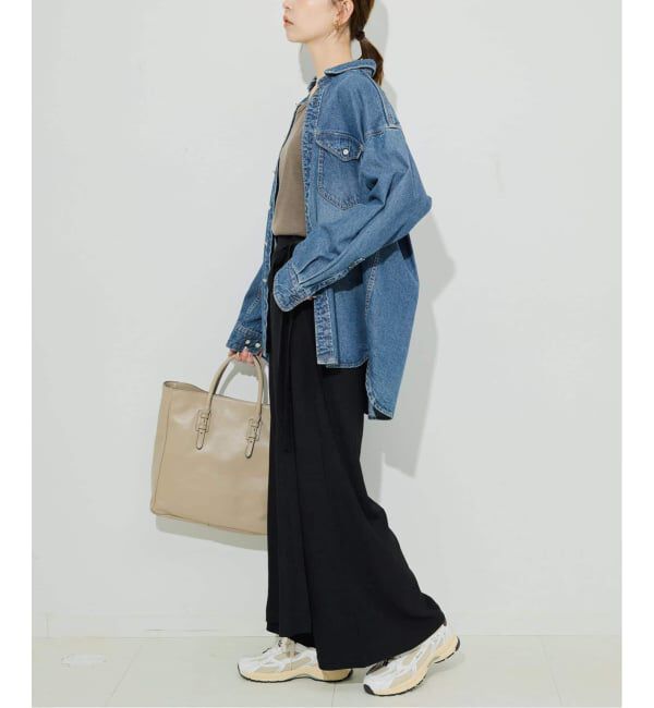SLOBE IENA「《WEB限定/追加予約》LE DENIM BDUデニムシャツ」|シャツ・ブラウス|