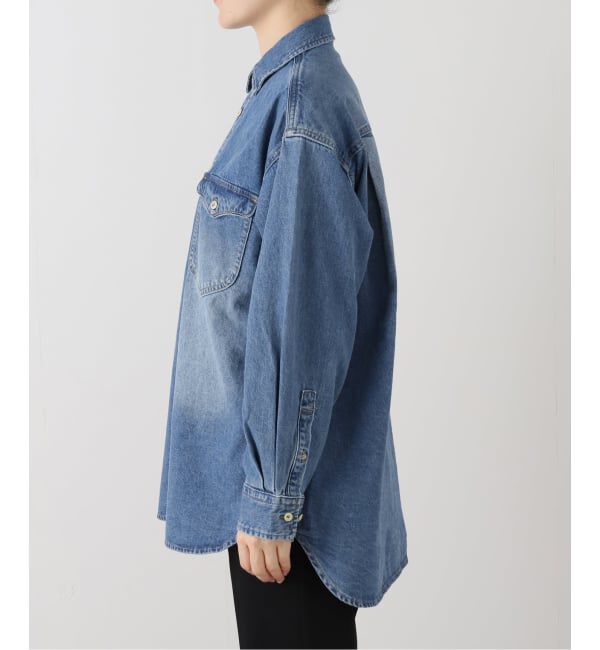 SLOBE IENA「《WEB限定/追加予約》LE DENIM BDUデニムシャツ」|シャツ・ブラウス|