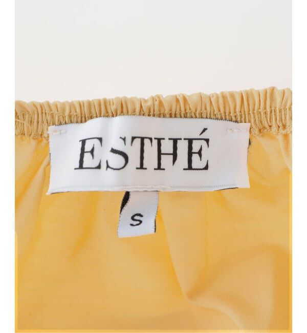 IENA「ESTHE/エステ Babydoll Frill Hem Top ブラウス 162-3075A」|シャツ・ブラウス|