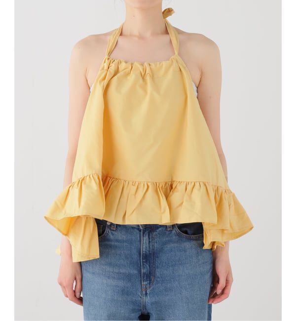 IENA「ESTHE/エステ Babydoll Frill Hem Top ブラウス 162-3075A」|シャツ・ブラウス|