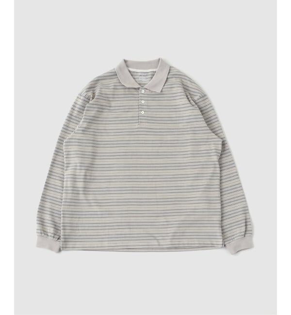417 EDIFICE「【ANOTHER OFFICE/アナザーオフィス】417別注 Brief Stripe Rugby TEE」|Tシャツ・カットソー|