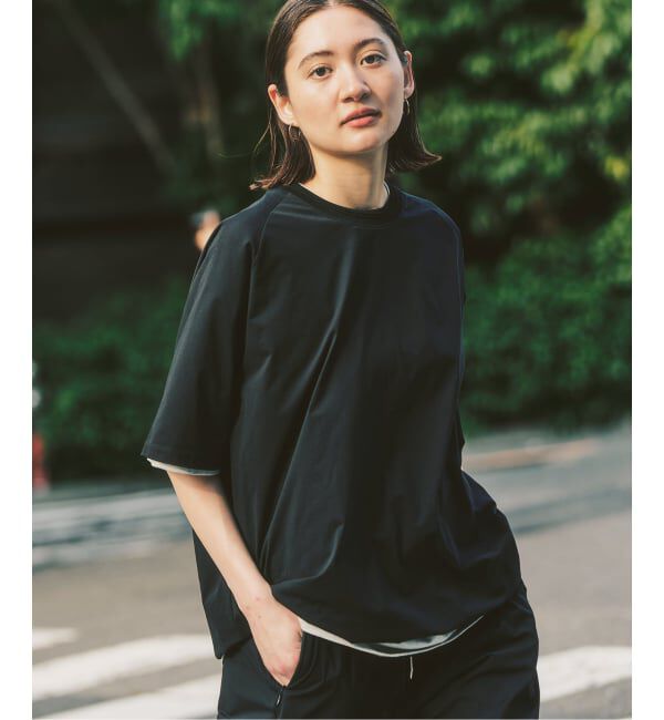 417 EDIFICE「【FREE MOTION LIGHT】ラグランTシャツ」|Tシャツ・カットソー|