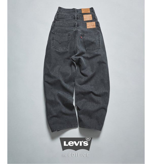 EDIFICE「《予約》Levi&rsquo;s(リーバイス) 別注 Baggy Wide Leg デニムパンツ（L28）」|デニム|