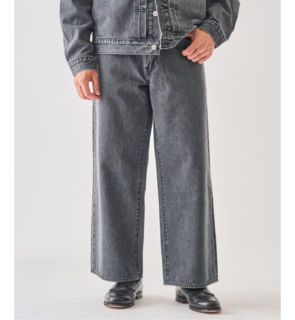 EDIFICE「《予約》Levi&rsquo;s(リーバイス) 別注 Baggy Wide Leg デニムパンツ（L28）」|デニム|