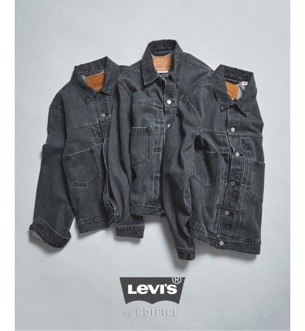 EDIFICE「《予約》Levi&rsquo;s(リーバイス) 別注 2nd Type トラッカー ジャケット」|デニムジャケット|