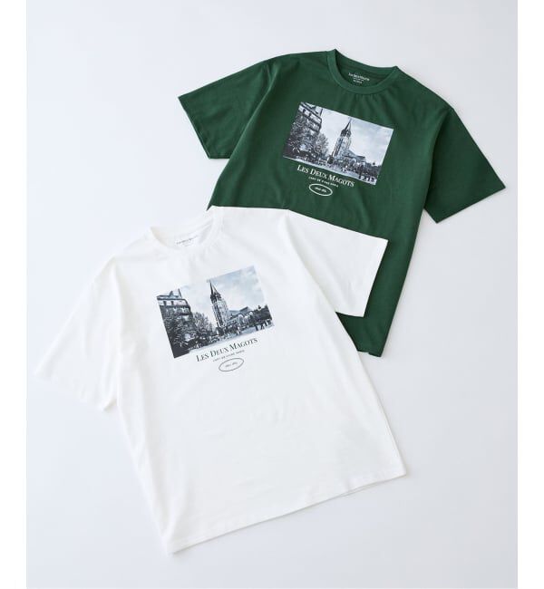 EDIFICE「《予約》LES DEUX MAGOTS (ドゥマゴ)  フォトTシャツ」|Tシャツ・カットソー|