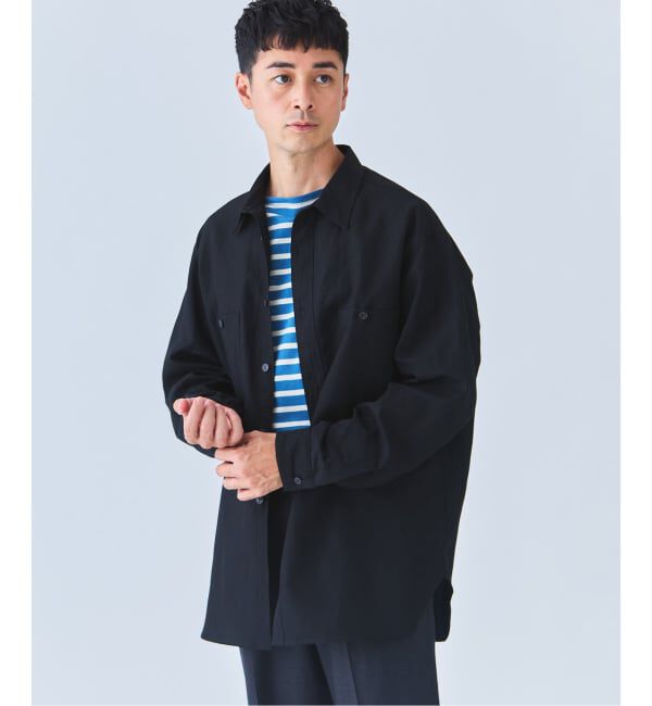 EDIFICE「《予約》ETS.MATERIAUX(マテリオ) US ネイビーシャツ」|シャツ・ブラウス|