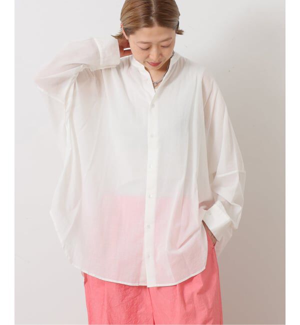 journal standard luxe「ハイツイストガーゼ ギャザーBIGシャツ」|シャツ・ブラウス|