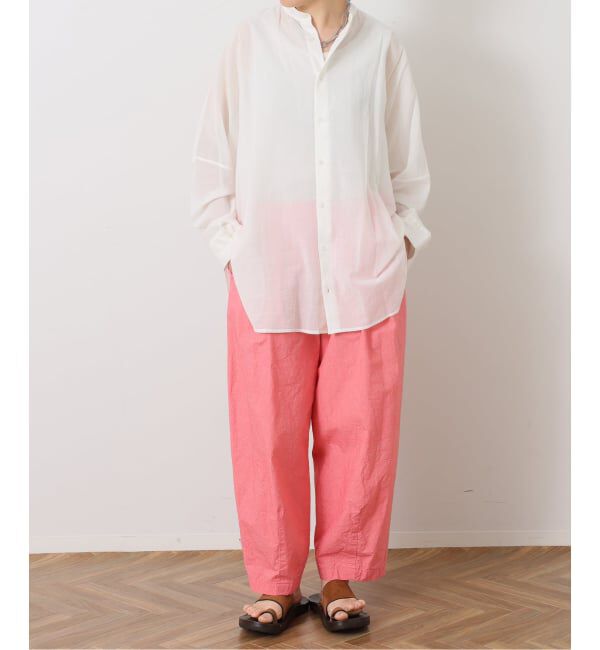 journal standard luxe「ハイツイストガーゼ ギャザーBIGシャツ」|シャツ・ブラウス|