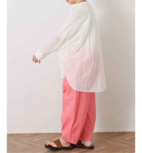journal standard luxe「ハイツイストガーゼ ギャザーBIGシャツ」|シャツ・ブラウス|