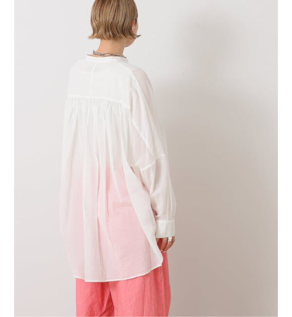journal standard luxe「ハイツイストガーゼ ギャザーBIGシャツ」|シャツ・ブラウス|