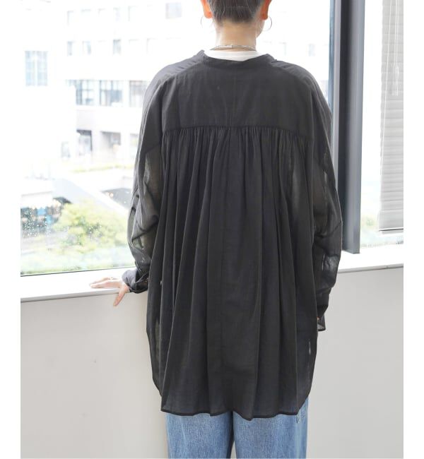 journal standard luxe「ハイツイストガーゼ ギャザーBIGシャツ」|シャツ・ブラウス|