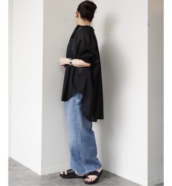 journal standard luxe「ハイツイストガーゼ ギャザーBIGシャツ」|シャツ・ブラウス|
