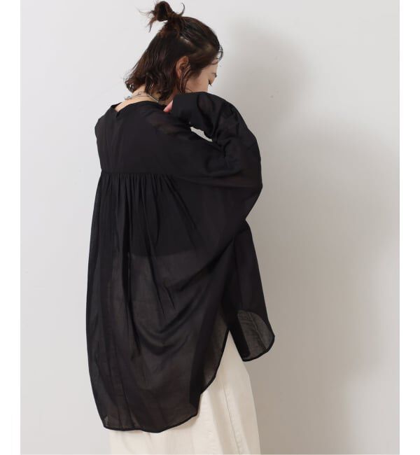 journal standard luxe「ハイツイストガーゼ ギャザーBIGシャツ」|シャツ・ブラウス|