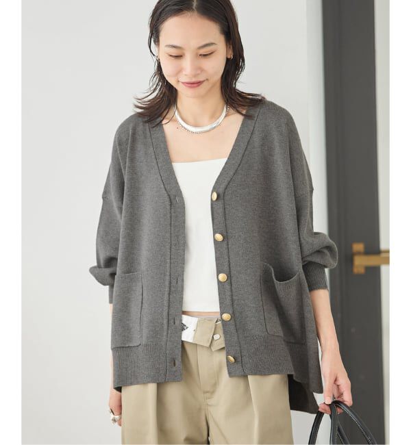 JOURNAL STANDARD「《WEB限定予約》ウォッシャブルTEXBRID Vネックカーディガン」|カーディガン|