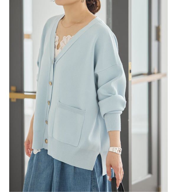 JOURNAL STANDARD「《WEB限定予約》ウォッシャブルTEXBRID Vネックカーディガン」|カーディガン|