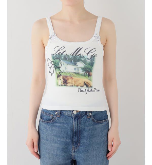 Oriens JOURNAL STANDARD「【HOLECO/ホレコ】 Dango Camisole（LET ME GO）」|キャミソール|