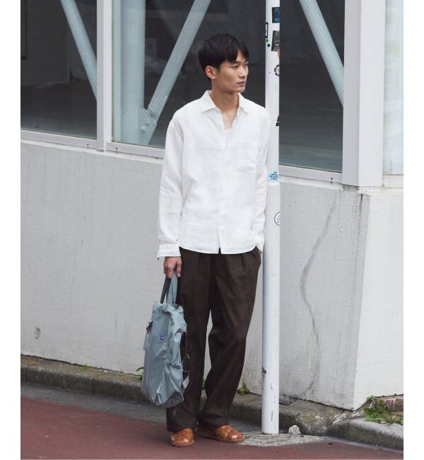 JOURNAL STANDARD relume「《予約》JAMES FABRIC / ジェームスファブリック ガーメントダイ リネンシャツ」|シャツ・ブラウス|