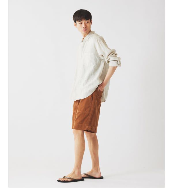 JOURNAL STANDARD relume「《予約》JAMES FABRIC / ジェームスファブリック ガーメントダイ リネンシャツ」|シャツ・ブラウス|