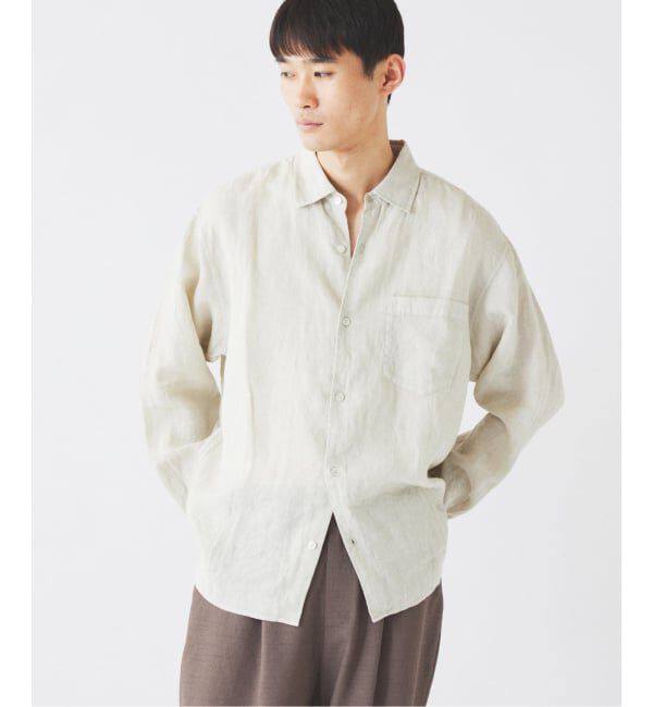 JOURNAL STANDARD relume「《予約》JAMES FABRIC / ジェームスファブリック ガーメントダイ リネンシャツ」|シャツ・ブラウス|