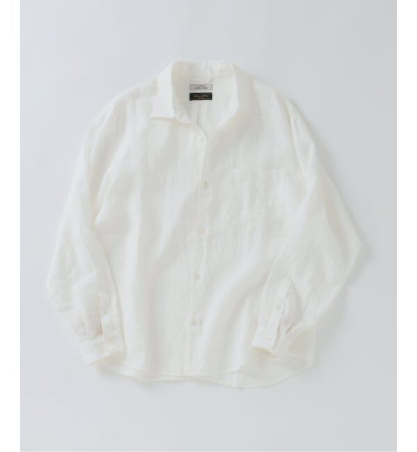 JOURNAL STANDARD relume「《予約》JAMES FABRIC / ジェームスファブリック ガーメントダイ リネンシャツ」|シャツ・ブラウス|