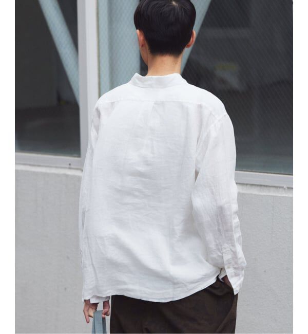 JOURNAL STANDARD relume「《予約》JAMES FABRIC / ジェームスファブリック ガーメントダイ リネンシャツ」|シャツ・ブラウス|