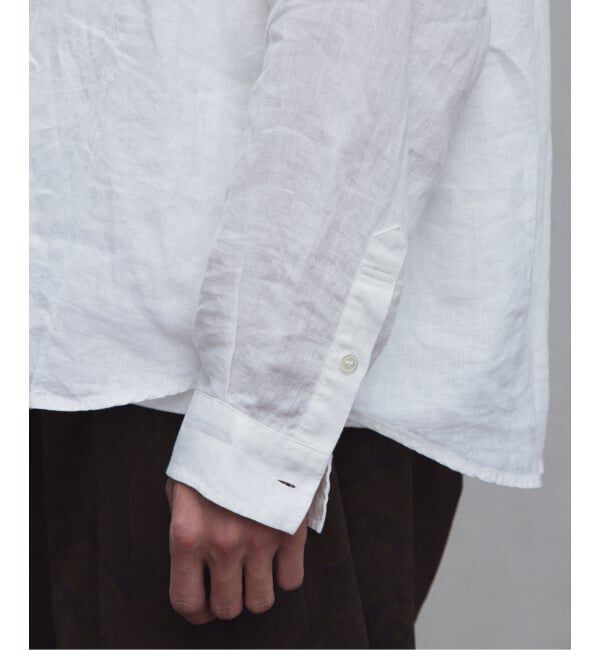 JOURNAL STANDARD relume「《予約》JAMES FABRIC / ジェームスファブリック ガーメントダイ リネンシャツ」|シャツ・ブラウス|