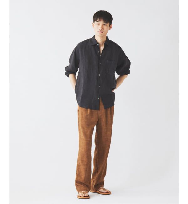 JOURNAL STANDARD relume「《予約》JAMES FABRIC / ジェームスファブリック ガーメントダイ リネンシャツ」|シャツ・ブラウス|